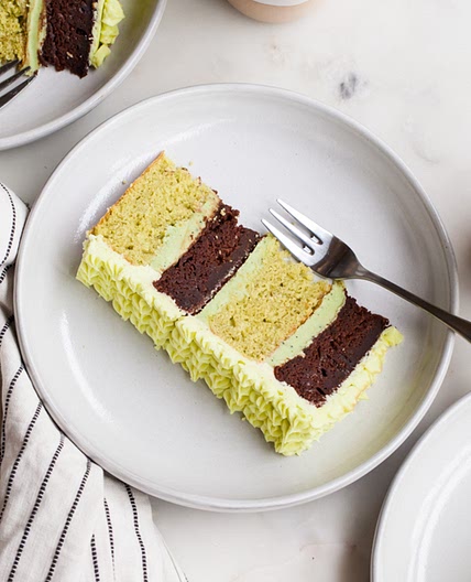 Matcha Chocolate Cake