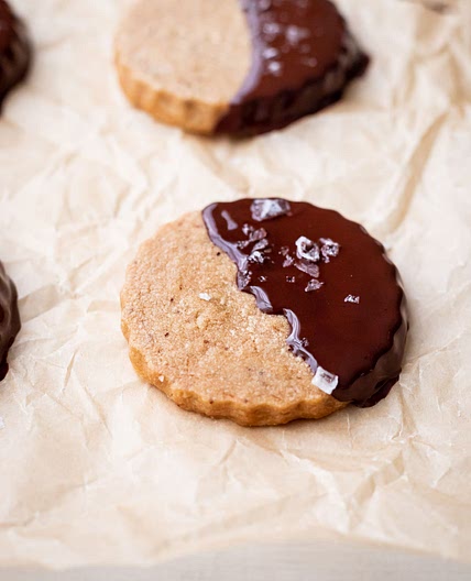 Espresso Shortbread Cookies