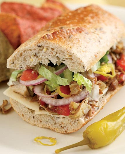 Vegetarian Italian Hoagies