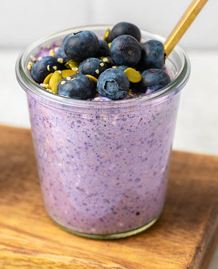 Blueberry Overnight Oatmeal