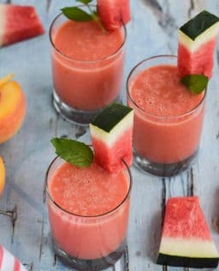 Watermelon Peach Smoothie