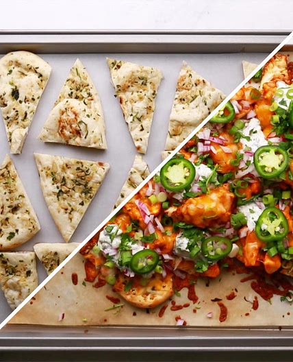 Chicken Tikka Masala Naan-Chos Recipe by Tasty