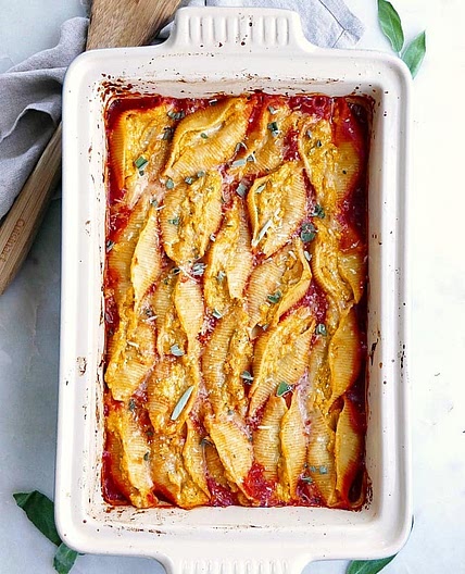 Ricotta Pumpkin Stuffed Shells