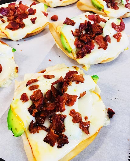 Muenster Turkey Melts with Avocado and Bacon