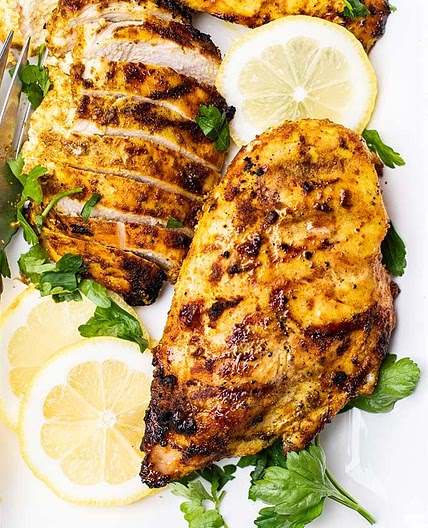 Moroccan Grilled Chicken Breasts