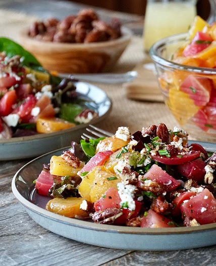 Roasted Beet Salad with Goat’s Cheese