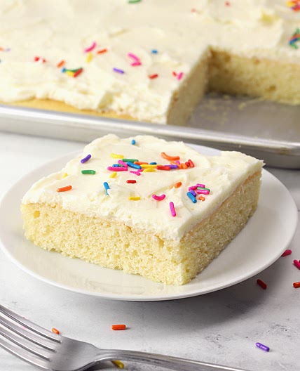 Vanilla Sheet Cake