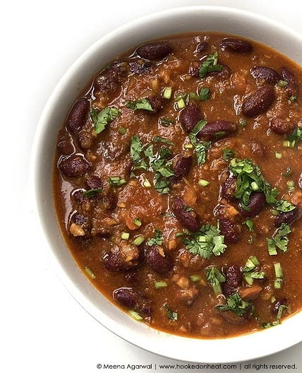 Rajma Masala (Red Kidney Bean Curry) from Canned Beans