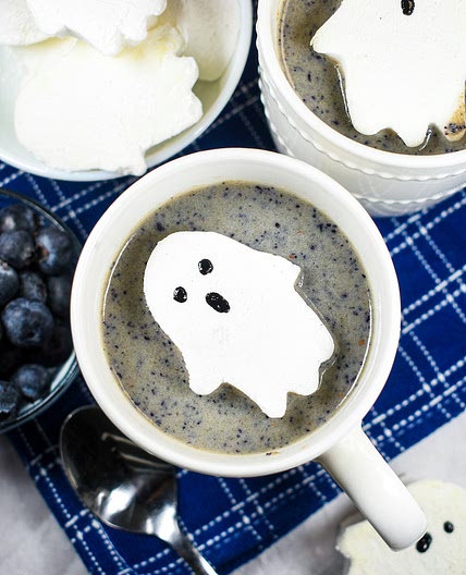 "Boo Berry" Halloween Hot Chocolate