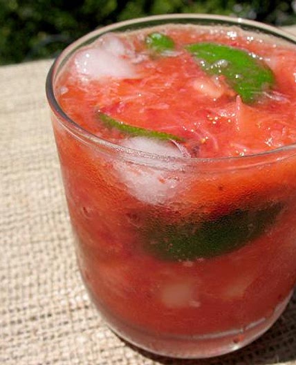 Caipirinha de morango