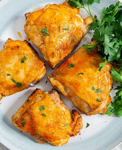 Air Fryer Buffalo Chicken Thighs