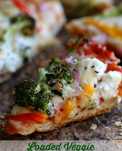 Loaded Veggie French Bread Pizza