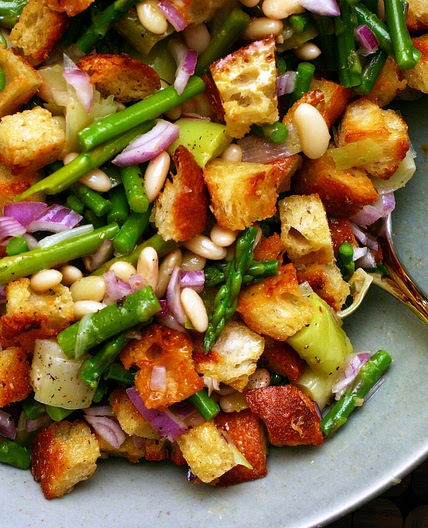 spring panzanella