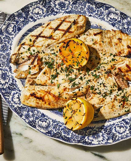 Lemon-Garlic Grilled Tilapia