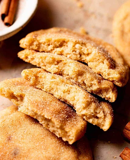 Easy No Chill Brown Butter Snickerdoodle Cookies