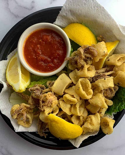 Crisp Tender Fried Calamari