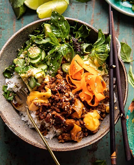 25 Minute Banh Mi Rice Bowls
