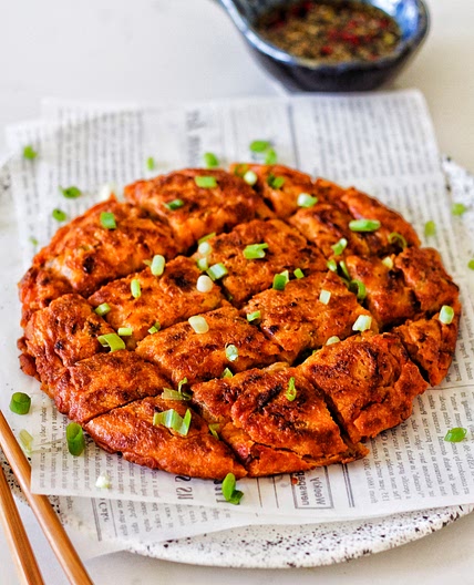 Vegan Gluten Free Kimchi Pancake Kimchijeon