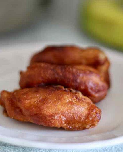 Banana Flambé Fritters