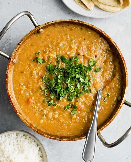 Masoor Dal Tadka - Indian Red Lentil Dal