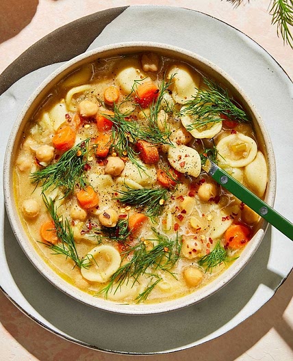 Chickpea Noodle Soup
