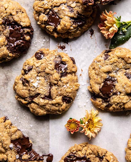 Brown Butter Oatmeal Chocolate Chip Cookies