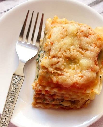 Vegetarian Lasagna Recipe | Mushroom Spinach Lasagna