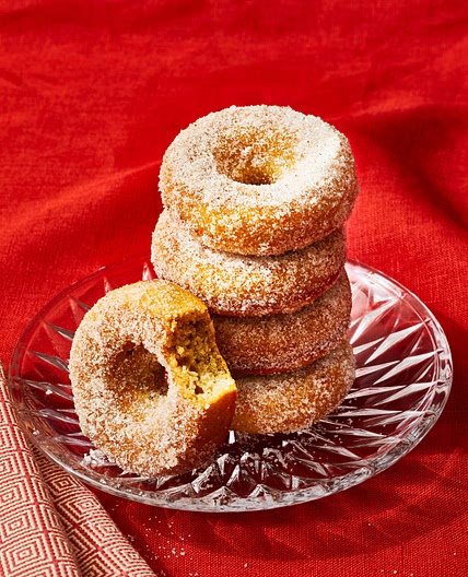 Baked Applesauce Donuts