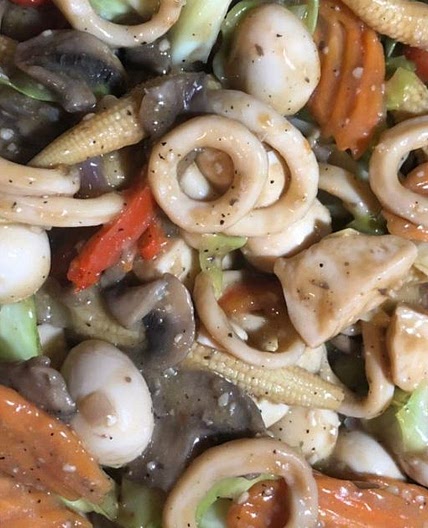 Chopsuey (Vegetables with Squids)