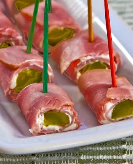 Ham and Pickle Roll Ups