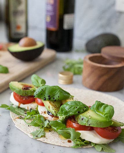 Avocado Caprese Wrap