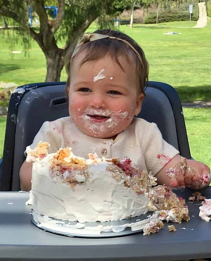 Healthy First Birthday Smash Cake Without Sugar