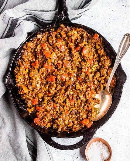 Keto Sloppy Joes (Skillet Style)