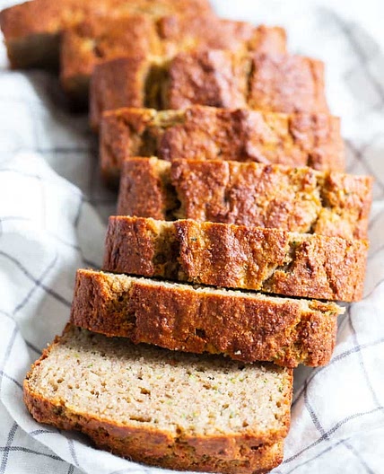 Zucchini Banana Bread {Paleo, GF, DF}