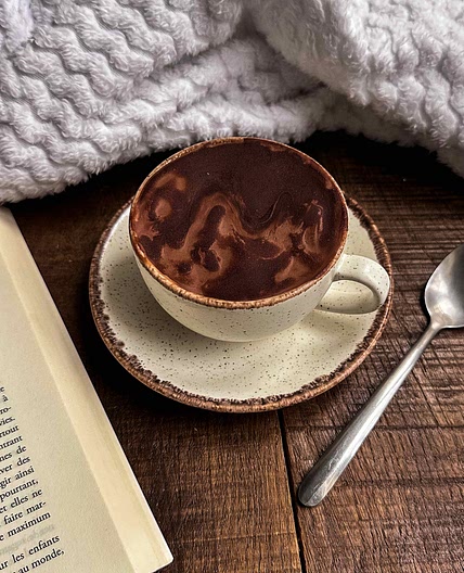 Overnight porridge chocolat