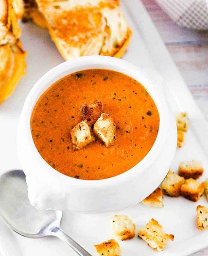 Roasted Tomato Basil Soup