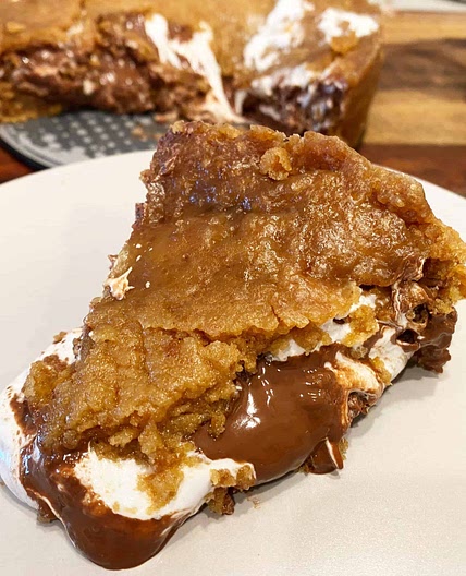 Instant Pot Stuffed S'mores Cake