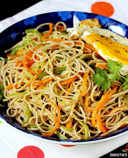 Veg Noodles Recipe (Vegetable Noodles)