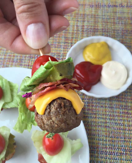Bacon Cheeseburger Meatballs