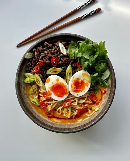 15 Minute Spicy Beef Noodle Soup