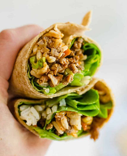 Asian Chicken Wraps
