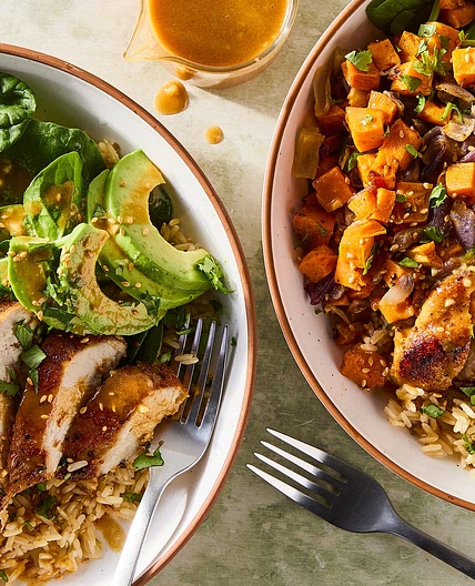 Peanut Chicken Protein Bowl