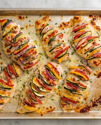 Primavera Stuffed Chicken