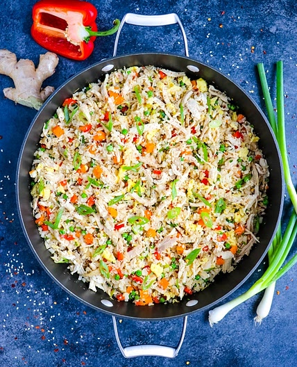 Healthy Cauliflower Chicken Fried Rice