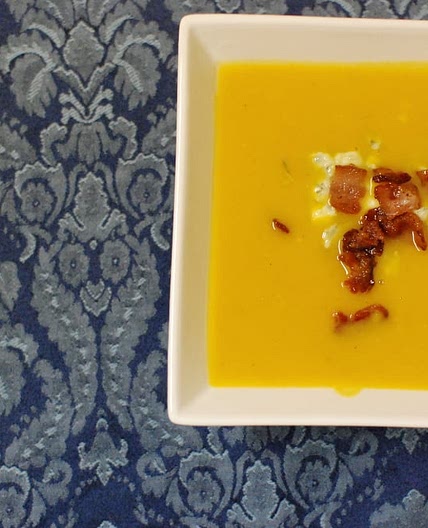 Pumpkin and Blue Cheese Soup