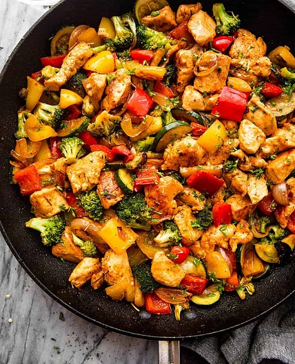 Chicken and Vegetables Skillet Recipe