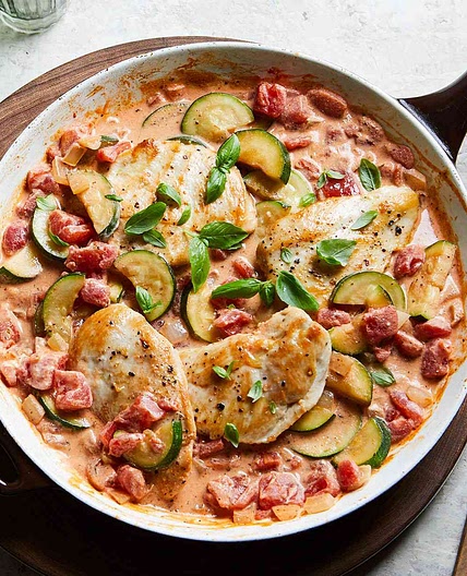20-Minute Creamy Chicken Skillet with Italian Seasoning