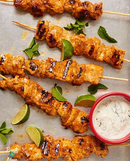 Chicken Tandoori Kebabs | Slimming & Weight Watchers Friendly