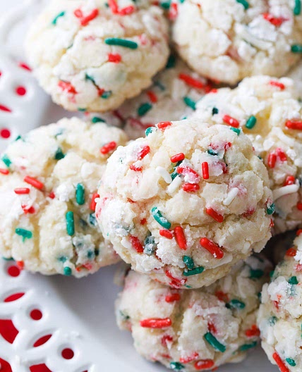 Christmas Gooey Butter Cookies