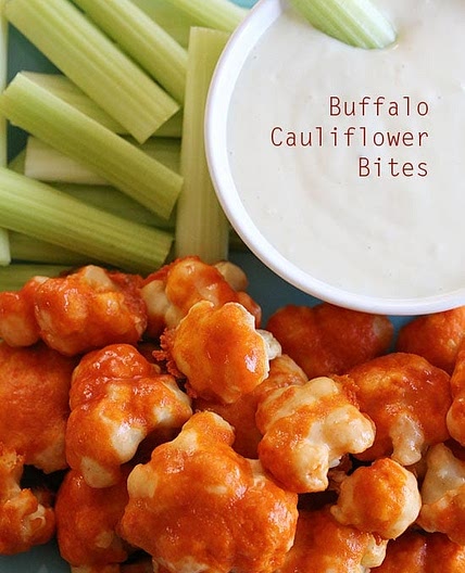 Spicy Buffalo Cauliflower Bites